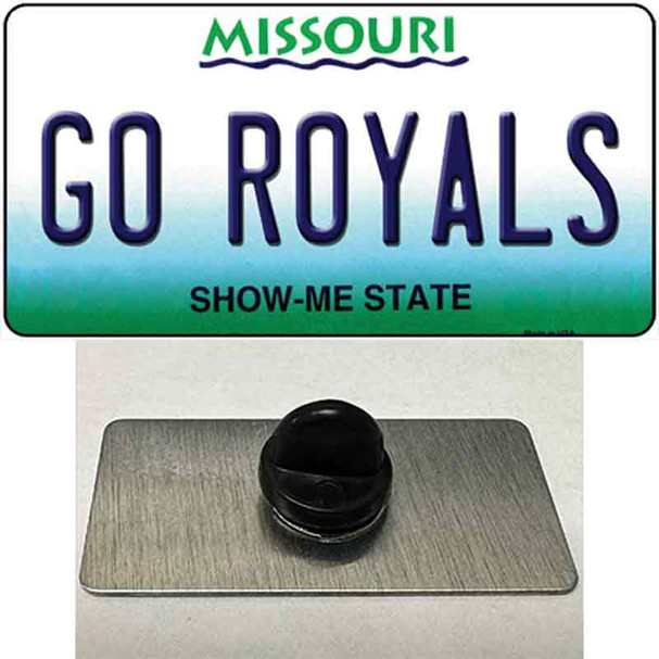 Go Royals Wholesale Novelty Metal Hat Pin Tag