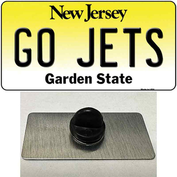 Go Jets Wholesale Novelty Metal Hat Pin Tag