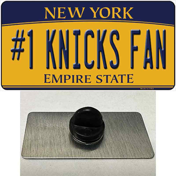 Number 1 Knicks Fan Wholesale Novelty Metal Hat Pin Tag