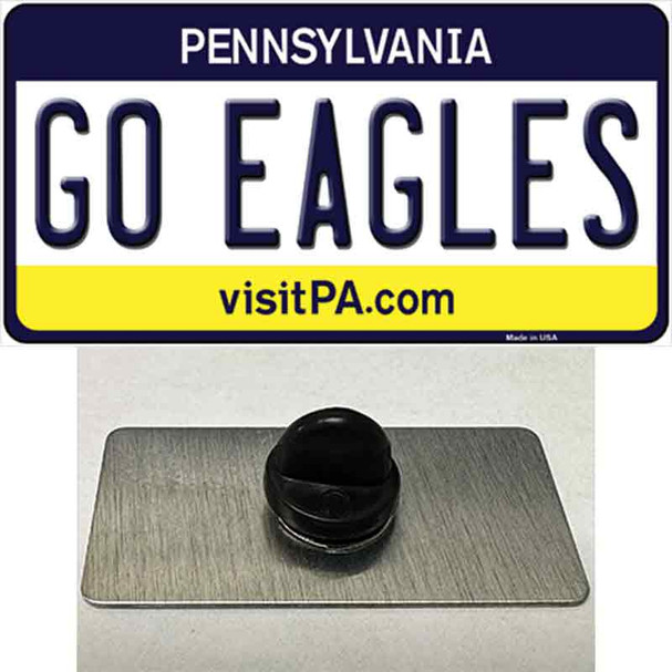 Go Eagles Wholesale Novelty Metal Hat Pin Tag