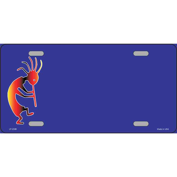 Kokopeli Offset Metal Novelty License Plate