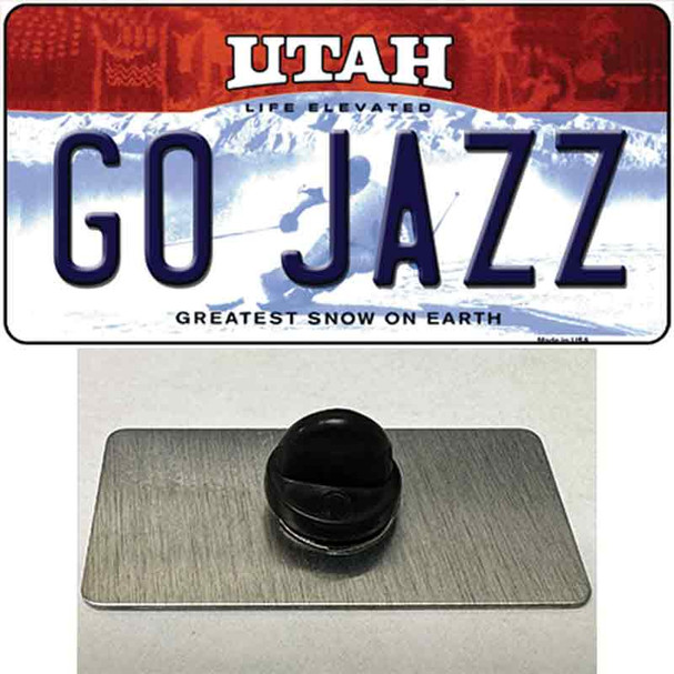 Go Jazz Wholesale Novelty Metal Hat Pin Tag