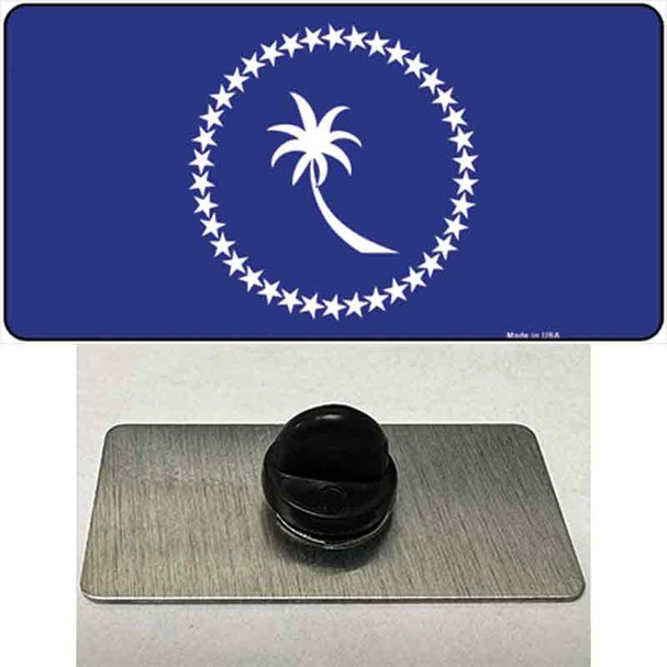 Chuuk Island Flag Wholesale Novelty Metal Hat Pin Tag