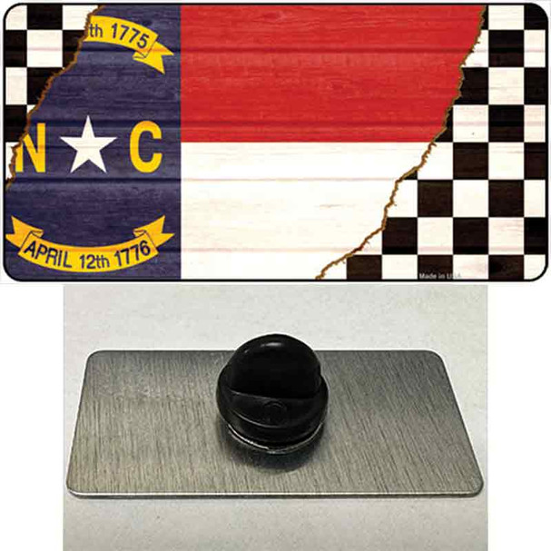 North Carolina Racing Flag Wholesale Novelty Metal Hat Pin Tag