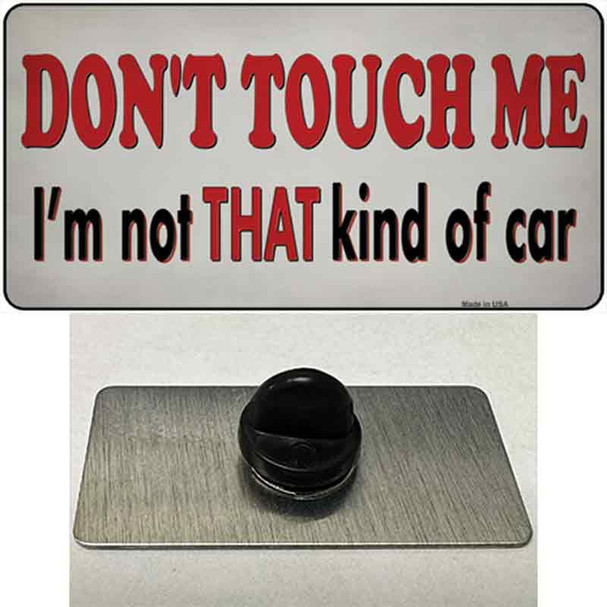 Dont Touch Me Wholesale Novelty Metal Hat Pin Tag