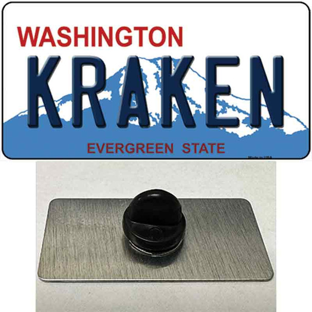 Kraken Washington Wholesale Novelty Metal Hat Pin Tag