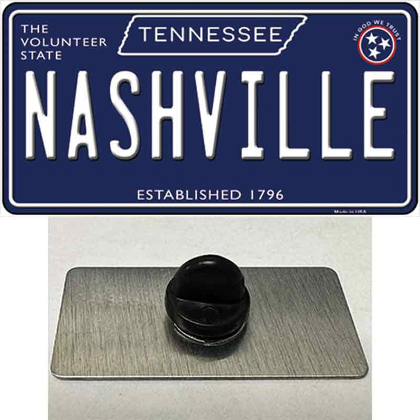 Nashville Tennessee Blue Wholesale Novelty Metal Hat Pin Tag