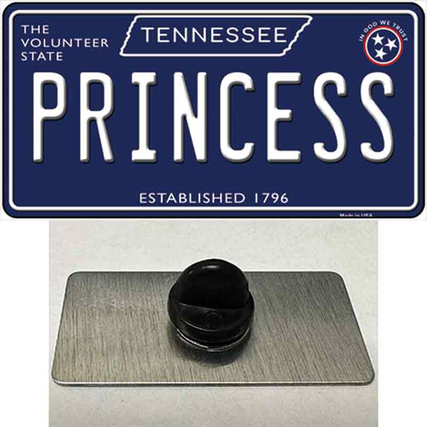 Princess Tennessee Blue Wholesale Novelty Metal Hat Pin Tag