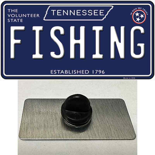 Fishing Tennessee Blue Wholesale Novelty Metal Hat Pin Tag
