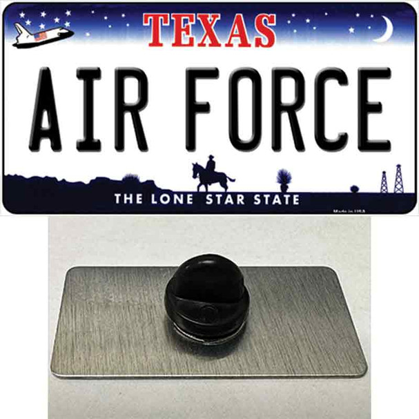 Texas Air Force Wholesale Novelty Metal Hat Pin Tag