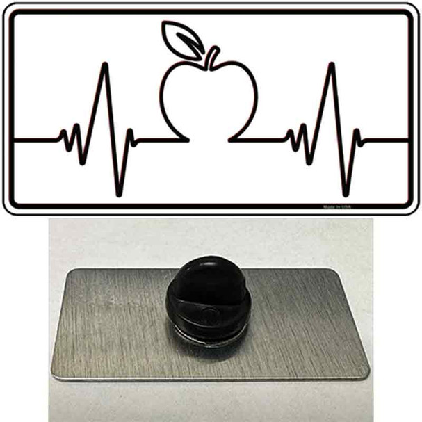 Apple Heart Beat Wholesale Novelty Metal Hat Pin Tag