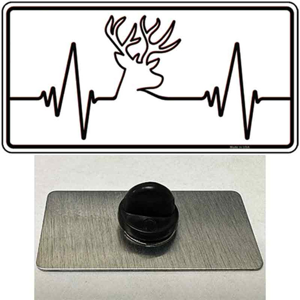 Deer Heart Beat Wholesale Novelty Metal Hat Pin Tag