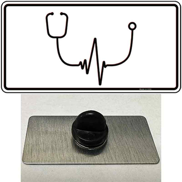 Stethoscope Heart Beat Wholesale Novelty Metal Hat Pin Tag