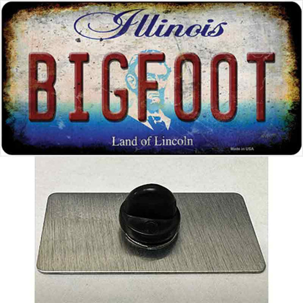 Bigfoot Illinois Wholesale Novelty Metal Hat Pin Tag