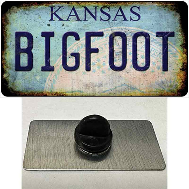 Bigfoot Kansas Wholesale Novelty Metal Hat Pin Tag
