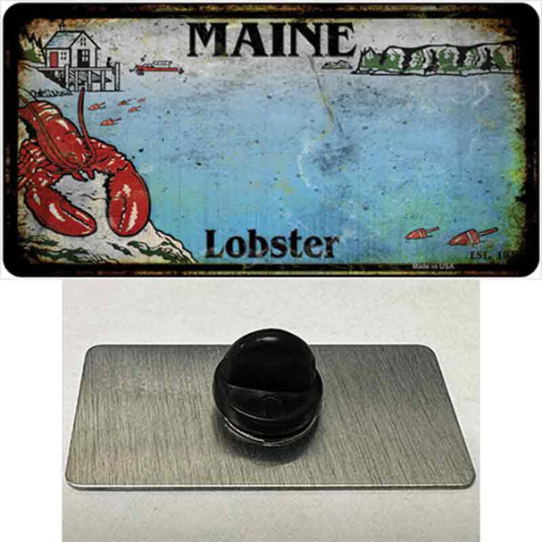 Maine Lobster Blank Rusty Wholesale Novelty Metal Hat Pin