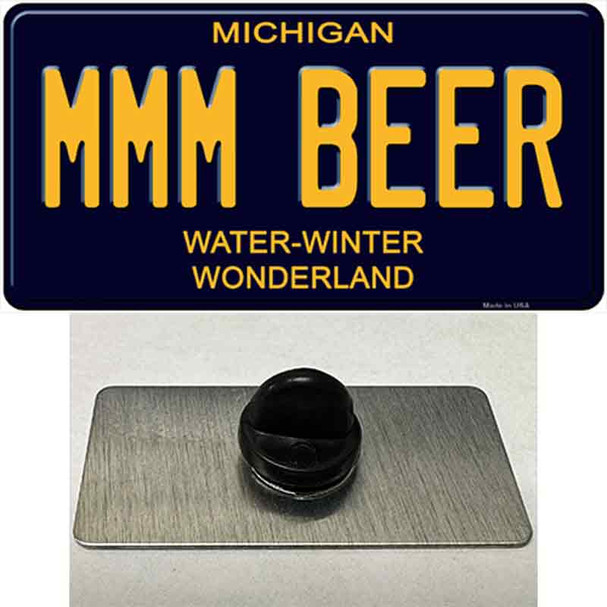 Mmm Beer Michigan Blue Wholesale Novelty Metal Hat Pin