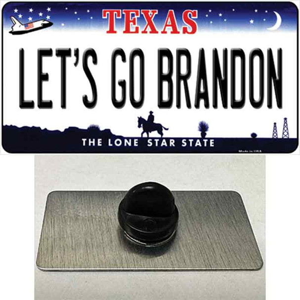 Lets Go Brandon TX Wholesale Novelty Metal Hat Pin