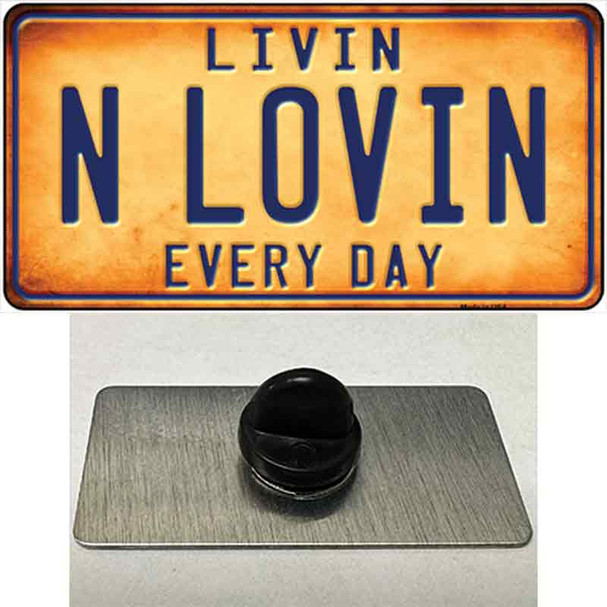 Livin N Lovin Everyday Wholesale Novelty Metal Hat Pin