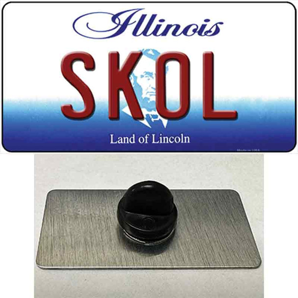 Skol Illinois Wholesale Novelty Metal Hat Pin