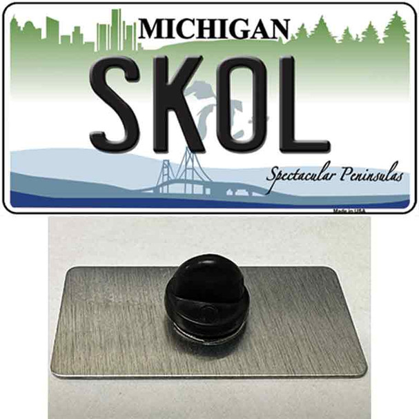 Skol Michigan Wholesale Novelty Metal Hat Pin
