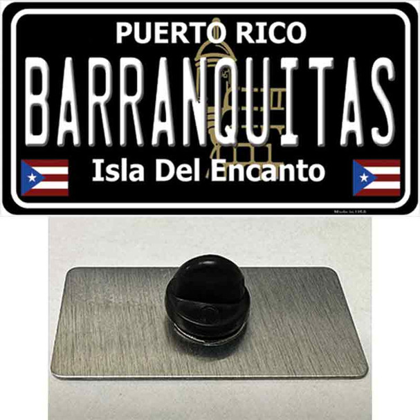 Barranquitas Puerto Rico Black Wholesale Novelty Metal Hat Pin