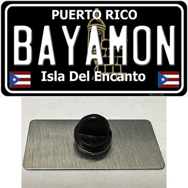 Bayamon Puerto Rico Black Wholesale Novelty Metal Hat Pin
