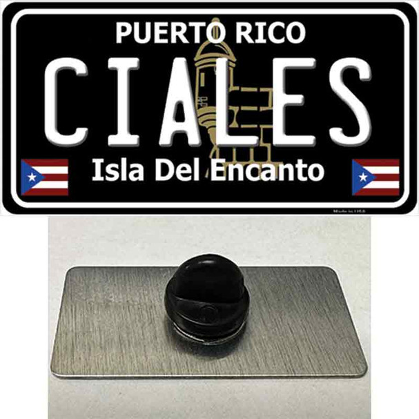 Ciales Puerto Rico Black Wholesale Novelty Metal Hat Pin