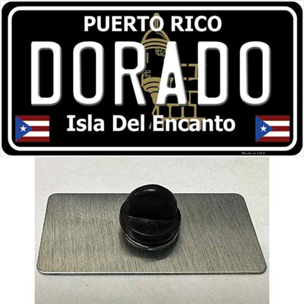 Dorado Puerto Rico Black Wholesale Novelty Metal Hat Pin