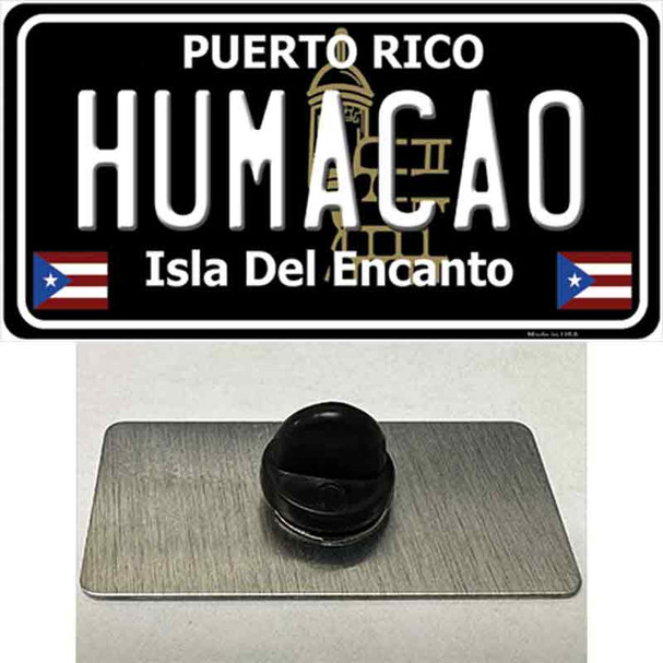 Humacao Puerto Rico Black Wholesale Novelty Metal Hat Pin