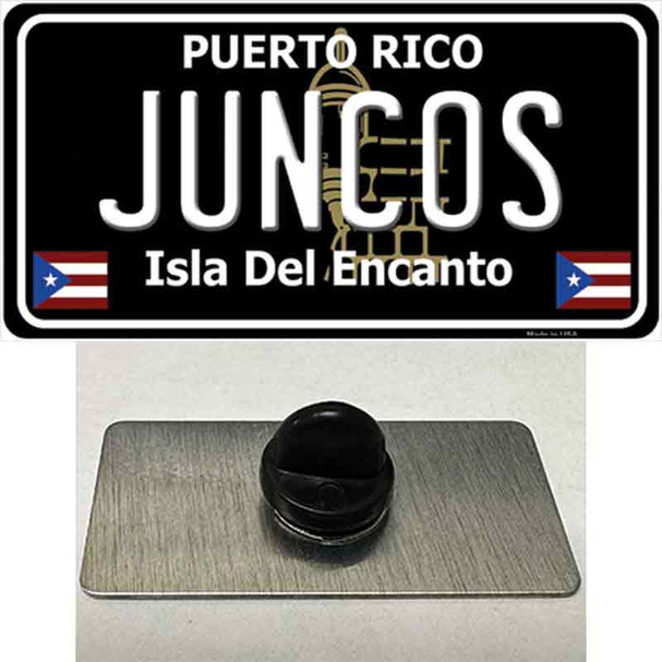 Juncos Puerto Rico Black Wholesale Novelty Metal Hat Pin