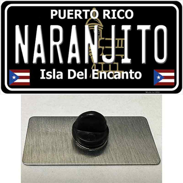 Naranjito Puerto Rico Black Wholesale Novelty Metal Hat Pin