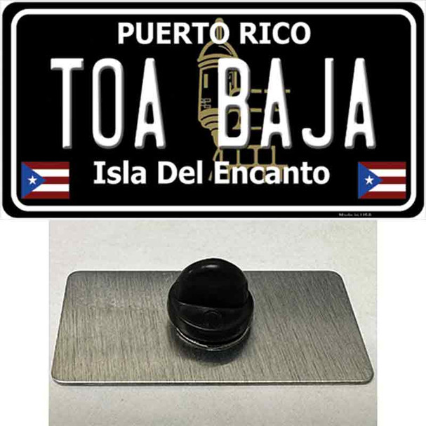 Toa Baja Puerto Rico Black Wholesale Novelty Metal Hat Pin