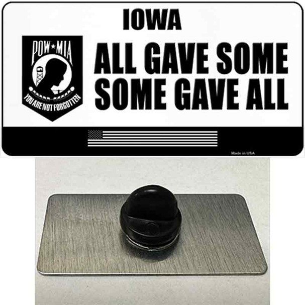 Iowa POW MIA Some Gave All Wholesale Novelty Metal Hat Pin