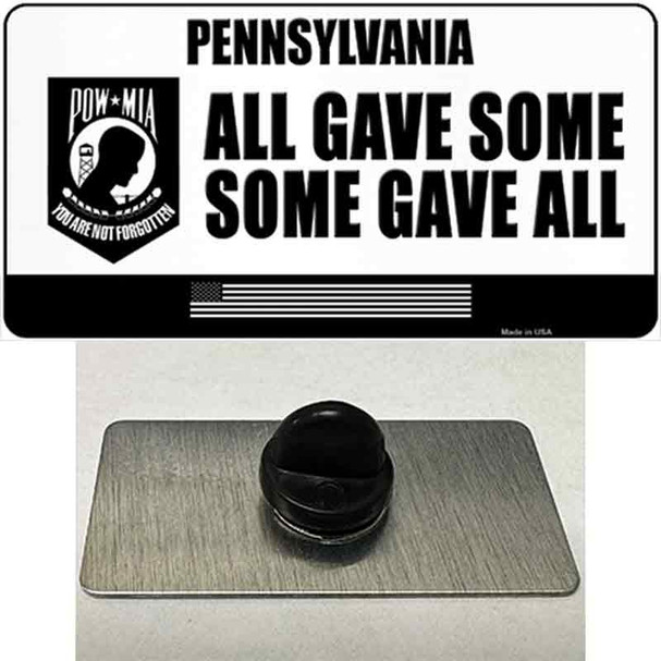 Pennsylvania POW MIA Some Gave All Wholesale Novelty Metal Hat Pin