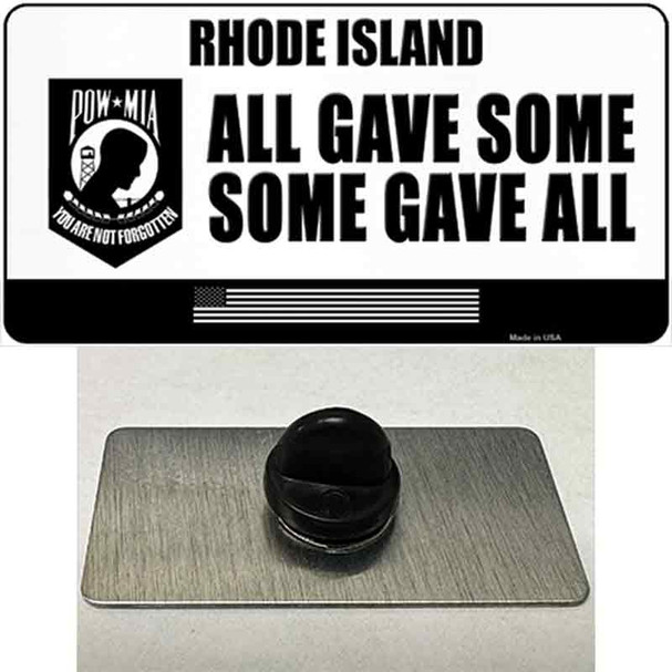 Rhode Island POW MIA Some Gave All Wholesale Novelty Metal Hat Pin