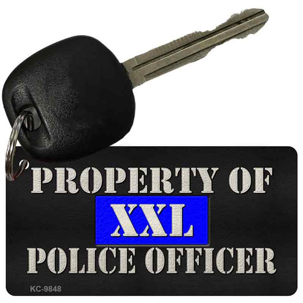 Property Of Police Officer Novelty Metal Key Chain KC-9848