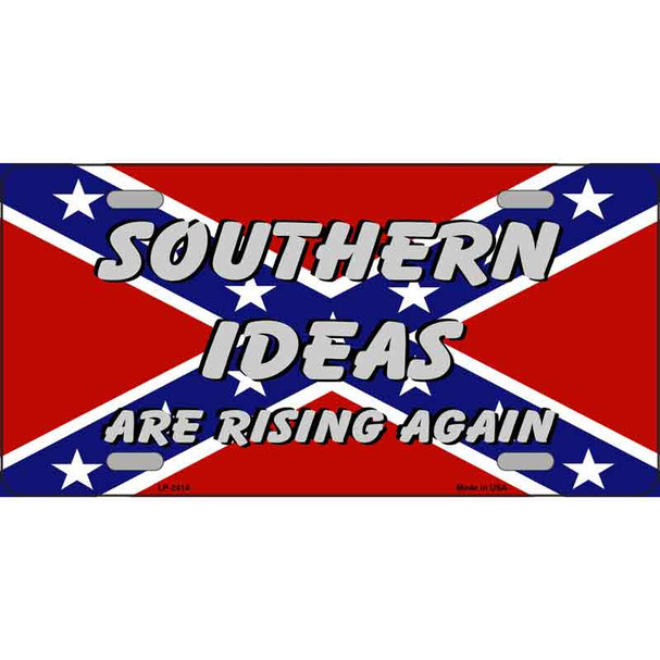 Southern Ideas Risin Again Metal Novelty License Plate