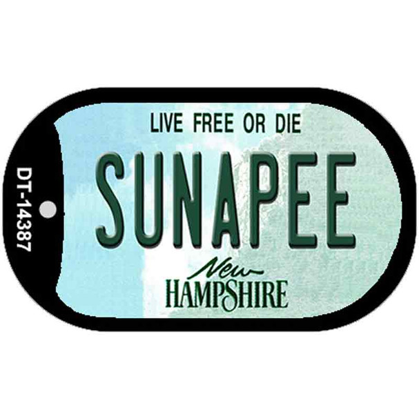 Sunapee New Hampshire Novelty Metal Dog Tag Necklace