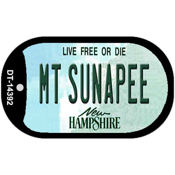 Mount Sunapee New Hampshire Novelty Metal Dog Tag Necklace