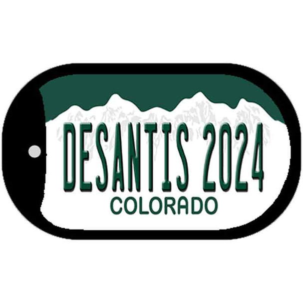 Desantis 2024 Colorado Novelty Metal Dog Tag Necklace