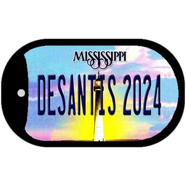 Desantis 2024 Mississippi Novelty Metal Dog Tag Necklace