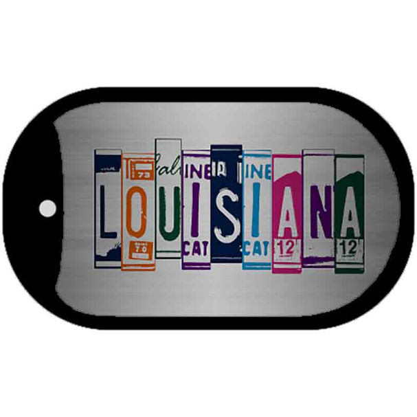 Smart Blonde KC-5517 Louisiana License Plate Art Metal Novelty Key Chain 