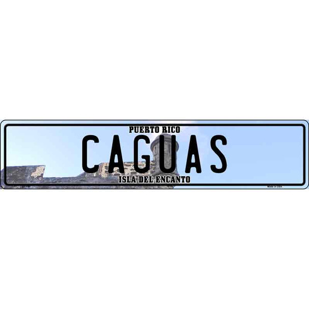 Caguas Puerto Rico Novelty Metal European License Plate