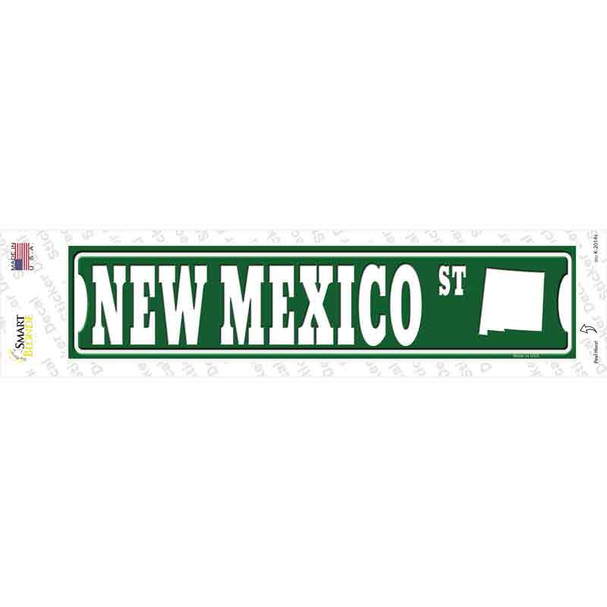 New Mexico St Silhouette Novelty Narrow Sticker Decal