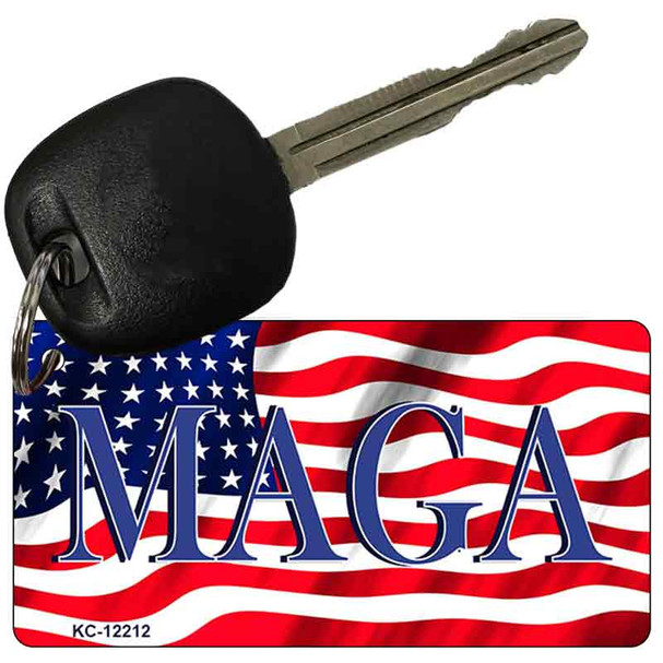 MAGA Flag Novelty Metal Key Chain