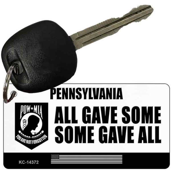 Pennsylvania POW MIA Some Gave All Novelty Metal Key Chain