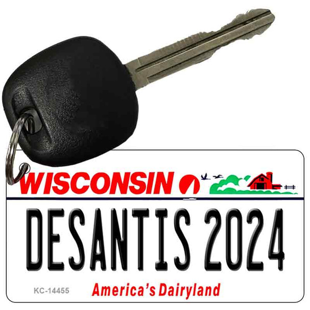 Desantis 2024 Wisconsin Novelty Metal Key Chain