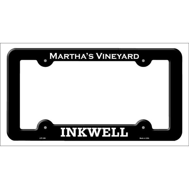 Marthas Vineyard Inkwell Novelty Metal License Plate Frame