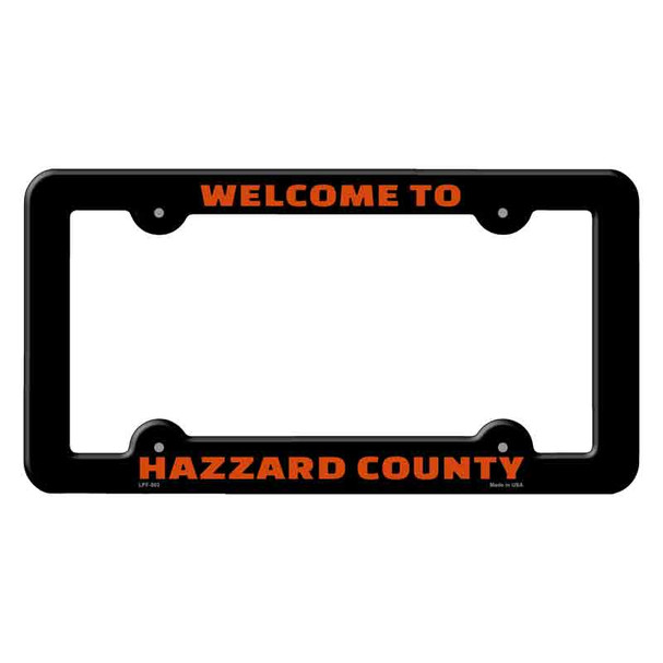 Welcome to Hazzard County Novelty Metal License Plate Frame
